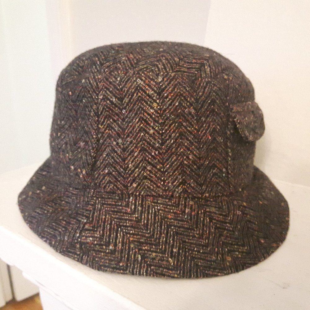 Bucket Tweed Bucket Hat Reversible